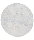 Safavieh Ebony Blue / Ivory EBN105 6 ft. X 6 ft. Round Rug