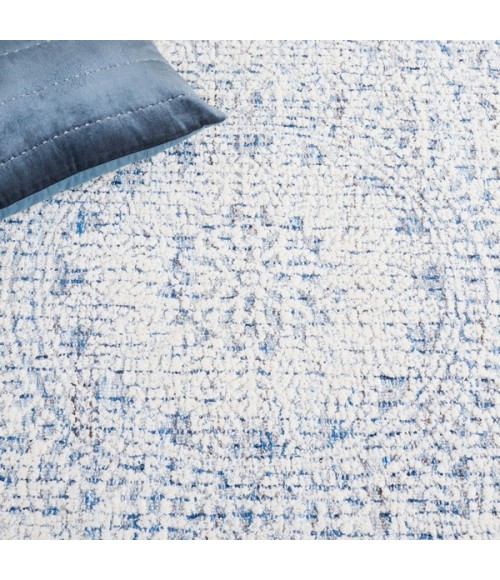 Safavieh Ebony Blue / Ivory EBN106 3 ft. X 5 ft. Rectangle Rug