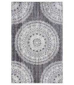 Safavieh Ebony Brown / Ivory EBN106 4 ft. X 6 ft. Rectangle Rug