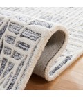 Safavieh Ebony Grey / Ivory EBN110 6 ft. X 9 ft. Rectangle Rug