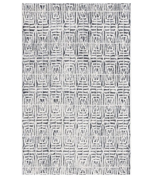 Safavieh Ebony Black / Ivory EBN110 6 ft. X 9 ft. Rectangle Rug