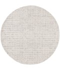Safavieh Ebony Grey / Ivory EBN111 6 ft. X 6 ft. Round Rug