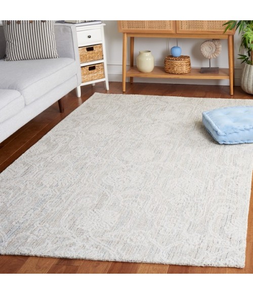 Safavieh Ebony Teal / Ivory EBN111 3 ft. X 5 ft. Rectangle Rug