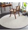 Safavieh Ebony Teal / Ivory EBN111 6 ft. X 6 ft. Round Rug