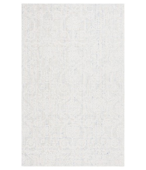 Safavieh Ebony Blue / Ivory EBN111 5 ft. X 8 ft. Rectangle Rug