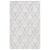 Safavieh Ebony Grey / Ivory EBN112 6 ft. X 9 ft. Rectangle Rug