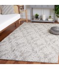 Safavieh Ebony Grey / Ivory EBN112 6 ft. X 9 ft. Rectangle Rug