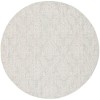 Safavieh Ebony Light Blue / Ivory EBN112 6 ft. X 6 ft. Round Rug
