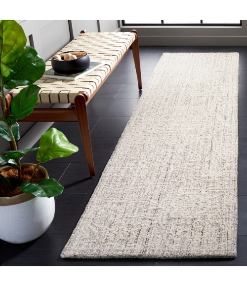 Safavieh Ebony Grey / Ivory EBN114 2 ft. 3 in. X 9 ft. Runner Rug