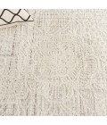 Safavieh Ebony Grey / Ivory EBN114 6 ft. X 6 ft. Square Rug