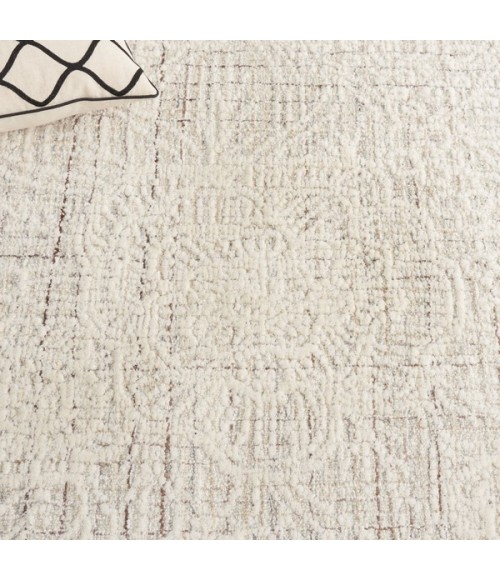 Safavieh Ebony Grey / Ivory EBN114 6 ft. X 6 ft. Square Rug