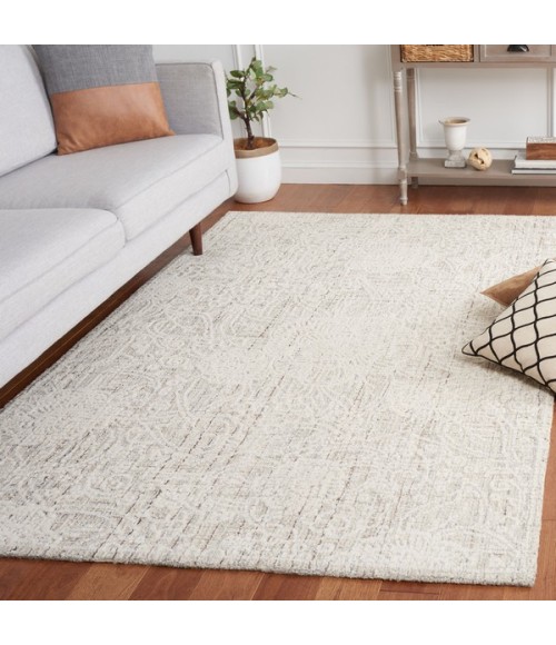 Safavieh Ebony Grey / Ivory EBN114 3 ft. X 5 ft. Rectangle Rug