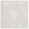 Safavieh Ebony Grey / Ivory EBN114 6 ft. X 6 ft. Square Rug