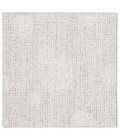 Safavieh Ebony Grey / Ivory EBN114 6 ft. X 6 ft. Square Rug