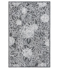 Safavieh Ebony Black / Ivory EBN114 5 ft. X 8 ft. Rectangle Rug