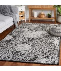 Safavieh Ebony Black / Ivory EBN114 5 ft. X 8 ft. Rectangle Rug