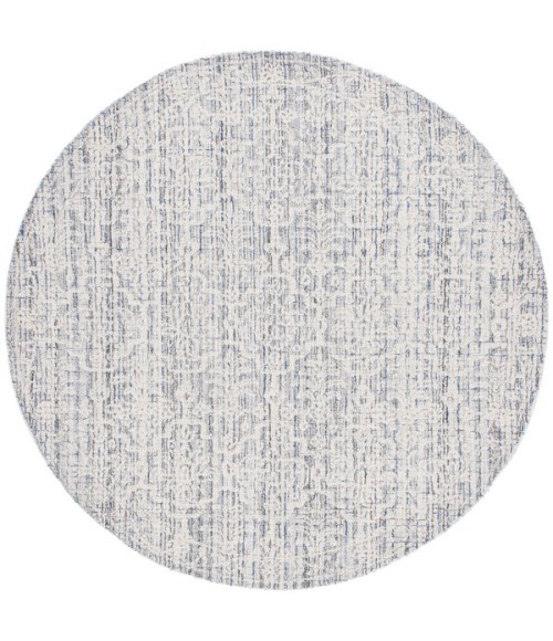 Safavieh Ebony Blue / Ivory Rug EBN115 6 ft. X 6 ft. Round - Rugs Town Safavieh Ebony Blue / Ivory EBN115 6 ft. X 6 ft. Round Rug
