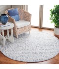 Safavieh Ebony Blue / Ivory Rug EBN115 6 ft. X 6 ft. Round - Rugs Town Safavieh Ebony Blue / Ivory EBN115 6 ft. X 6 ft. Round Rug