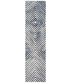 Safavieh Ebony Navy / Ivory EBN150 2 ft. 3 in. X 9 ft. Runner Rug