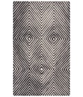 Safavieh Ebony Black / Ivory EBN150 8 ft. X 10 ft. Rectangle Rug