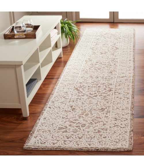 Safavieh Ebony Brown / Ivory EBN202 2 ft. 3 in. X 9 ft. Runner Rug