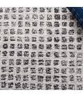 Safavieh Ebony Silver / Black Rug EBN203 6 ft. X 6 ft. Square - Rugs Town Safavieh Ebony Silver / Black EBN203 6 ft. X 6 ft. Square Rug