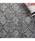 Safavieh Ebony Silver / Black EBN204 2 ft. 3 in. X 9 ft. Runner Rug