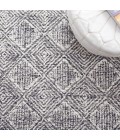 Safavieh Ebony Charcoal / Ivory EBN204 2 ft. 3 in. X 9 ft. Runner Rug