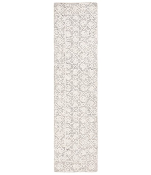 Safavieh Ebony Grey / Ivory EBN208 2 ft. 3 in. X 9 ft. Runner Rug