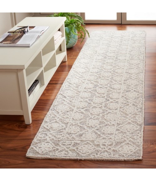 Safavieh Ebony Grey / Ivory EBN208 2 ft. 3 in. X 9 ft. Runner Rug