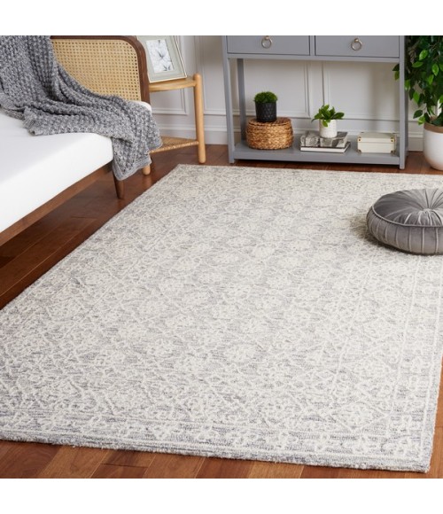 Safavieh Ebony Grey / Ivory Rug EBN208 8 ft. X 10 ft. Rectangle - Rugs Town Safavieh Ebony Grey / Ivory EBN208 8 ft. X 10 ft. Rectangle Rug