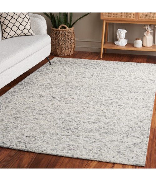 Safavieh Ebony Ivory / Grey Rug EBN301 6 ft. X 9 ft. Rectangle - Rugs Town Safavieh Ebony Ivory / Grey EBN301 6 ft. X 9 ft. Rectangle Rug