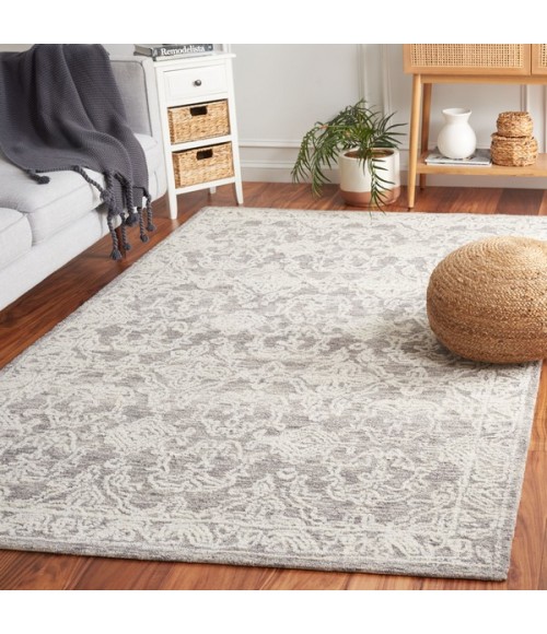 Safavieh Ebony Ivory / Grey Rug EBN302 8 ft. X 10 ft. Rectangle - Rugs Town Safavieh Ebony Ivory / Grey EBN302 8 ft. X 10 ft. Rectangle Rug