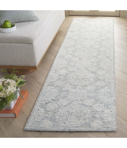 Safavieh Ebony Ivory / Light Grey EBN305 2 ft. 3 in. X 9 ft. Runner Rug