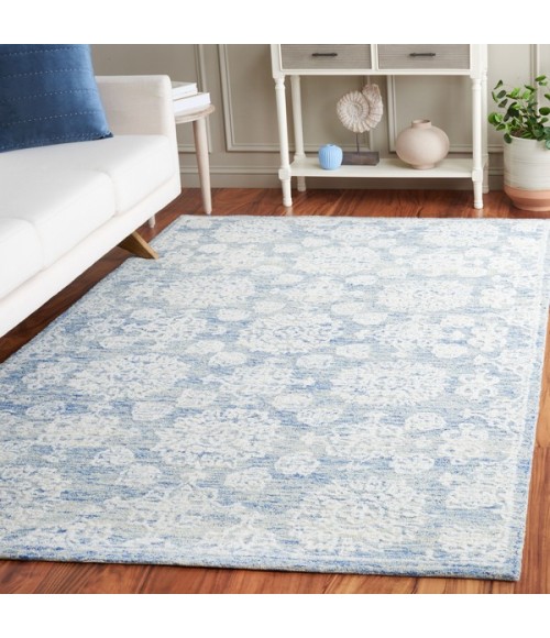 Safavieh Ebony Ivory / Blue EBN305 3 ft. X 5 ft. Rectangle Rug