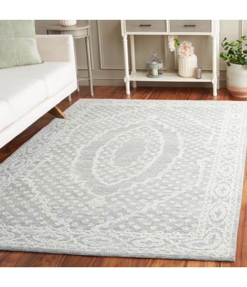 Safavieh Ebony Ivory / Grey EBN306 3 ft. X 5 ft. Rectangle Rug