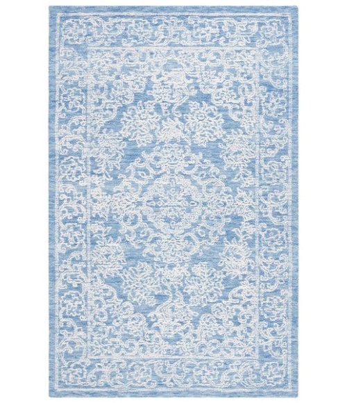 Safavieh Ebony Ivory / Blue EBN308 3 ft. X 5 ft. Rectangle Rug