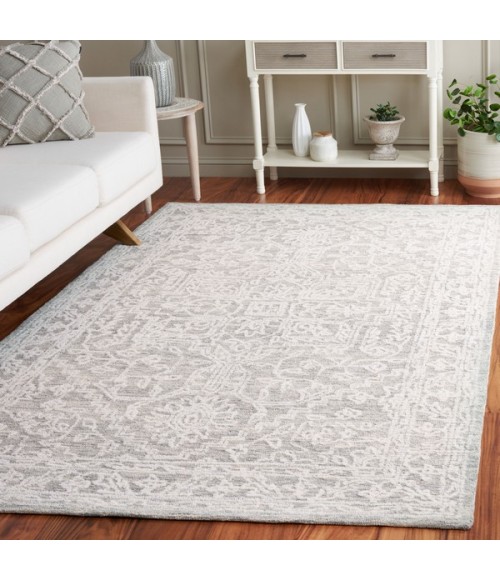 Safavieh Ebony Ivory / Grey Rug EBN311 5 ft. X 8 ft. Rectangle - Rugs Town Safavieh Ebony Ivory / Grey EBN311 5 ft. X 8 ft. Rectangle Rug