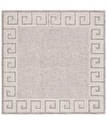 Safavieh Ebony Dark Grey / Ivory EBN354 6 ft. X 6 ft. Square Rug