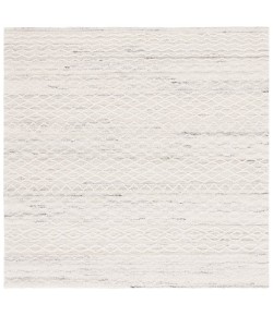 Safavieh Ebony Light Grey / Ivory EBN356 6 ft. X 6 ft. Square Rug