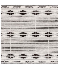 Safavieh Ebony Ivory / Grey EBN803 6 ft. X 6 ft. Square Rug