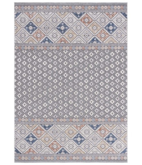 Safavieh Eternal Grey / Blue Rust Rug ETL202 8 ft. X 10 ft. Rectangle - Rugs Town Safavieh Eternal Grey / Blue Rust ETL202 8 ft. X 10 ft. Rectangle Rug