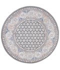 Safavieh Eternal Grey / Blue Rust Rug ETL202 6 ft. 7 in. X 6 ft. 7 in. Round - Rugs Town Safavieh Eternal Grey / Blue Rust ETL202 6 ft. 7 in. X 6 ft. 7 in. Round Rug