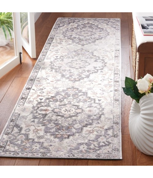Safavieh Eternal Grey / Ivory ETL206 2 ft. 2 in. X 8 ft. Runner Rug