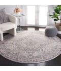 Safavieh Eternal Grey / Ivory ETL206 6 ft. 7 in. X 6 ft. 7 in. Round Rug