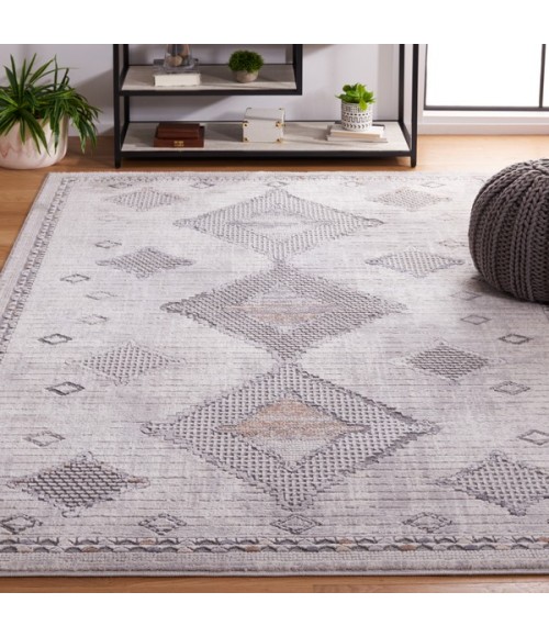 Safavieh Eternal Grey / Ivory Rug ETL214 4 ft. X 6 ft. Rectangle - Rugs Town Safavieh Eternal Grey / Ivory ETL214 4 ft. X 6 ft. Rectangle Rug