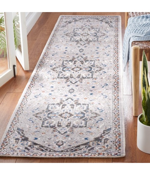 Safavieh Eternal Grey / Blue Rust ETL216 2 ft. 2 in. X 8 ft. Runner Rug