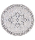 Safavieh Eternal Grey / Blue Rust ETL216 6 ft. 7 in. X 6 ft. 7 in. Round Rug
