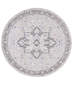 Safavieh Eternal Grey / Blue Rust ETL216 6 ft. 7 in. X 6 ft. 7 in. Round Rug
