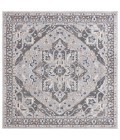 Safavieh Eternal Grey / Blue Rust ETL216 6 ft. 7 in. X 6 ft. 7 in. Square Rug